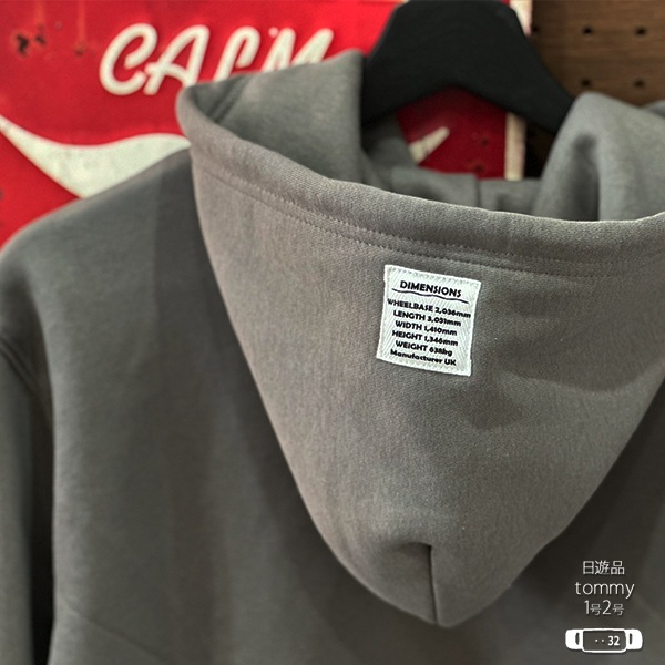 miniシフトパーカー〈復刻版 3〉