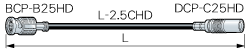 CANARE D2.5HDC**E-D BNC����-DIN���������֥� ���弰