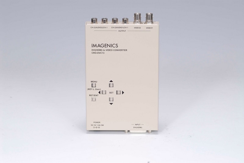 IMAGENICS CRO-DVC13 DVI(HDMI)入力 アナログコンポジットビデオコンバーター