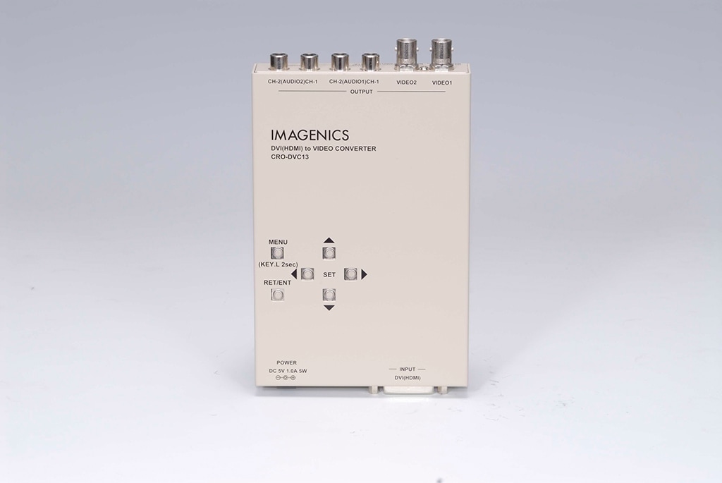 IMAGENICS CRO-DVC13 DVI(HDMI)入力 アナログコンポジットビデオ