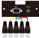 CANARE MFP-H15FMSJ-NP VGA-BNC ( ᥹ݥ᥹ ) ֥