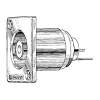 CANARE RJ-RU キャノンF77フランジRCAピンリセプタクル