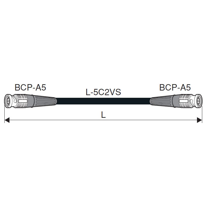 CANARE D5C**A-S 圧着式BNCケーブル(L-5C2VS) | TOMOCA ONLINE SHOP