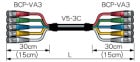 CANARE 5VS**A-3C BNCޥ֥(V5-3C)