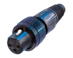 NEUTRIK NC3FX-SPEC XLR3ピンメス 抜去防止ロック付
