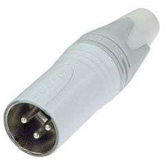 NEUTRIK NC3MXX-WT ホワイトXLRケーブルコネクター(3pin/オス