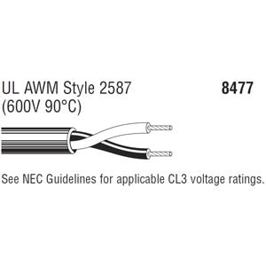 BELDEN 8477 2芯スピーカーケーブル（9.80mm/12AWG） | TOMOCA ONLINE SHOP