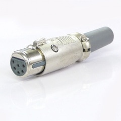 ITTキャノン XLR6-11C XLR型メスプラグ(6pin)