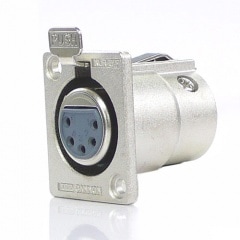 ITTキャノン XLR5-31-F77 XLR型メスレセプタクル(5pin)