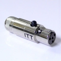 ITTキャノン M-XL-4-11M ミニXLシリーズコネクタ(4pin・メス)