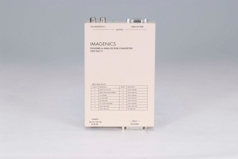 IMAGENICS CRO-DAC11 DVI（HDMI）入力 アナログRGBコンバーター