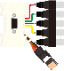 CANARE *P-H15FE-* VGA-BNC/e-CON�ʥ᥹���᥹�˥����֥�