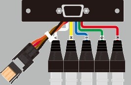 CANARE MFP-H15FE VGA-BNC/e-CON�� �᥹�ݥ᥹ �˥����֥� (�ϡ��ե�����)