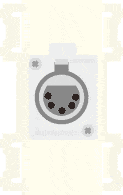 CANARE *P-5X1S-* XLR 5 �ԥ� (�᥹)