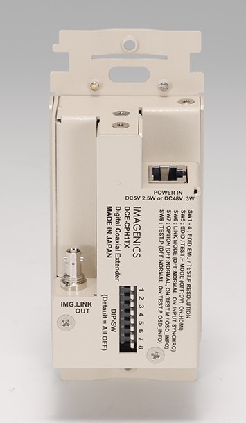 IMAGENICS DCE-CPH1TX HDMI(DVI)信号同軸延長器・送信器(壁プレート型
