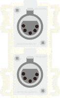 CANARE *P-5X1W-* XLR 5 �ԥ� (�᥹) ��2