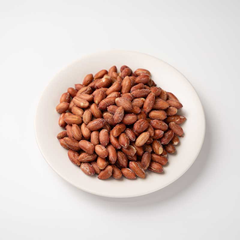 揚げ塩ピーナッツ 皮付き 塩味300g【もぐーぐ。】