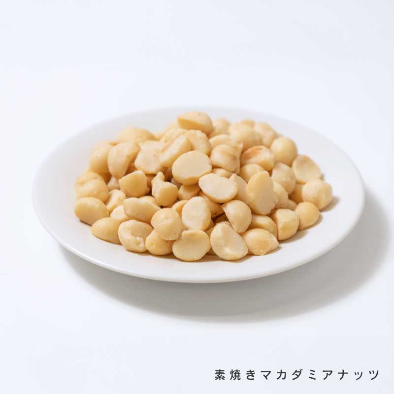 マカダミアナッツ各種(塩付き、素焼き)【もぐーぐ。】