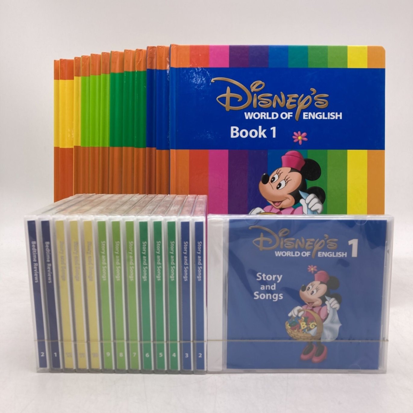 DWE ストーリー＆ソングス CD 全12巻 ＋ ベッドタイムレビュー CD2枚