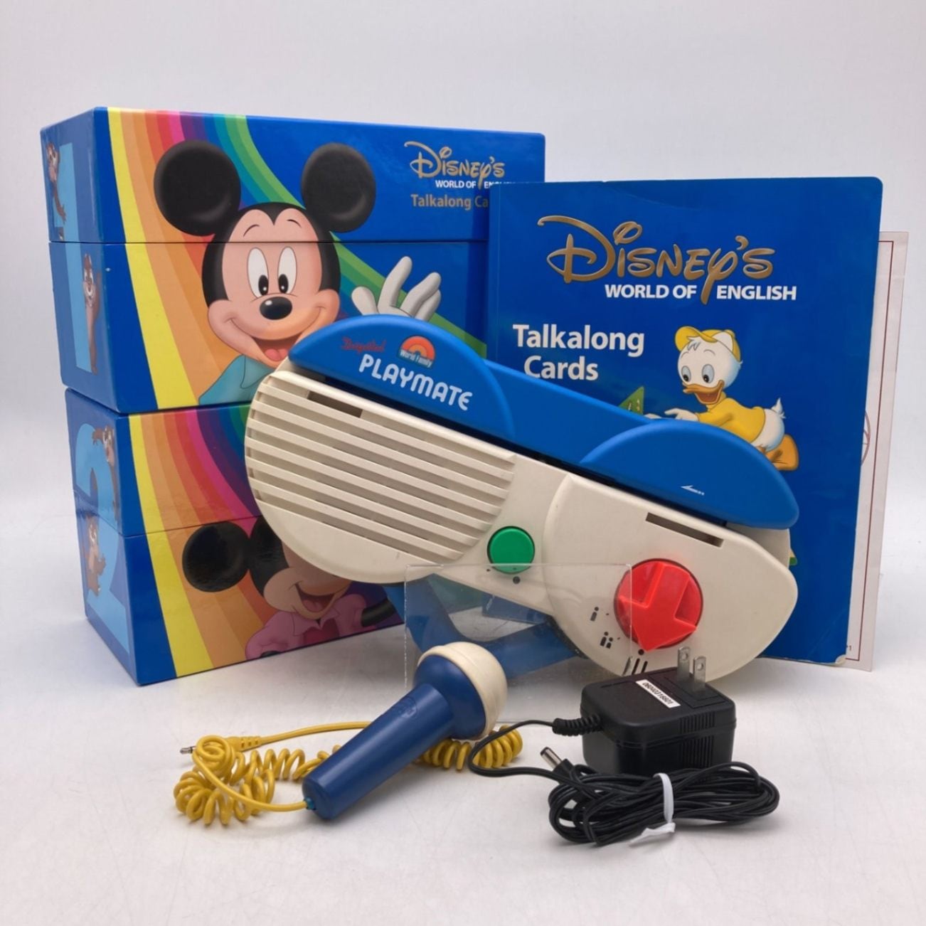 お値下げ中です☺︎DWEディズニー英語 Talkalongセット！マイク付き！ 美品】DWE Disney Talkalong Cards 1 & 2 DWE Talkalong Cards