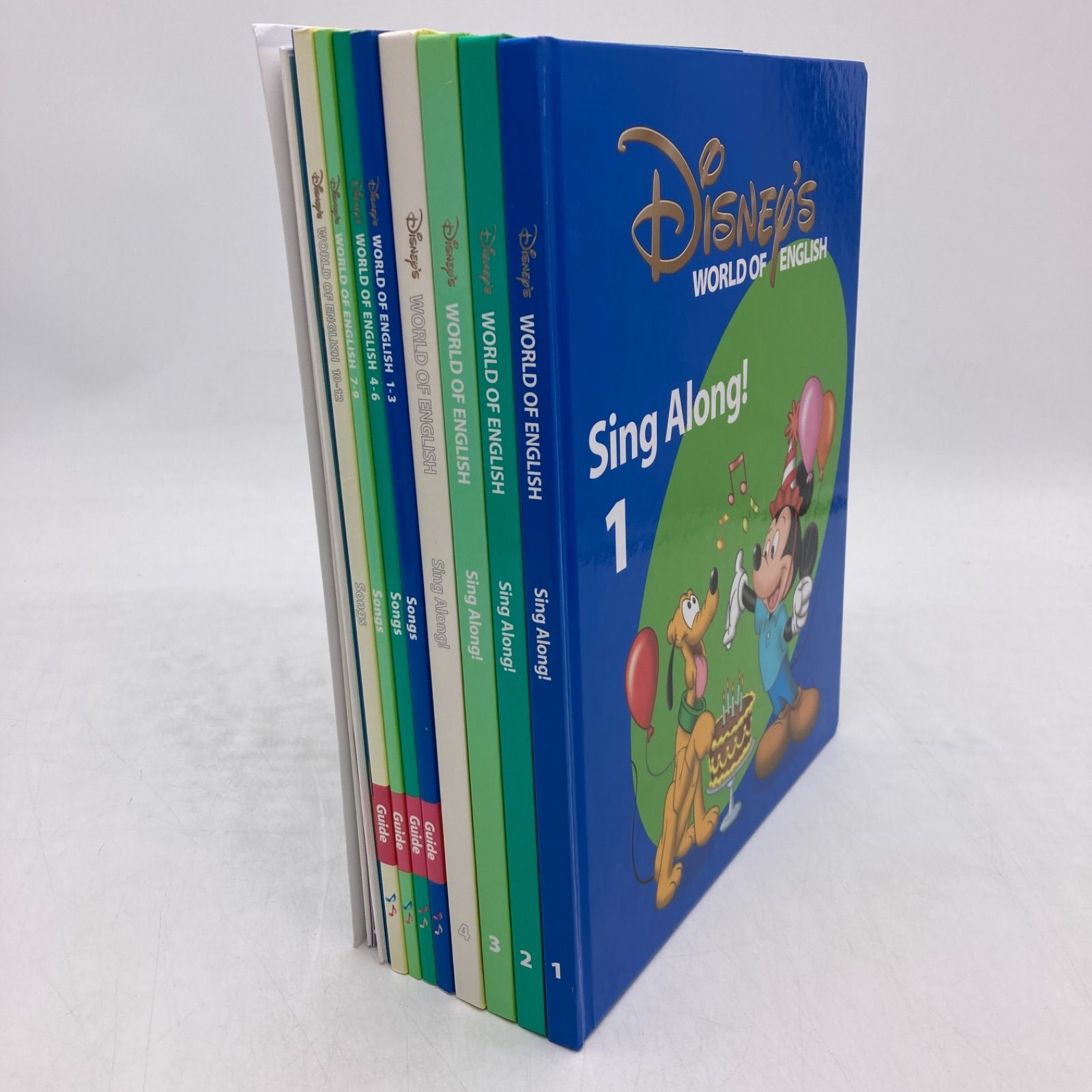ディズニー英語システム SingAlong 1〜12全巻セット(DVD,教材