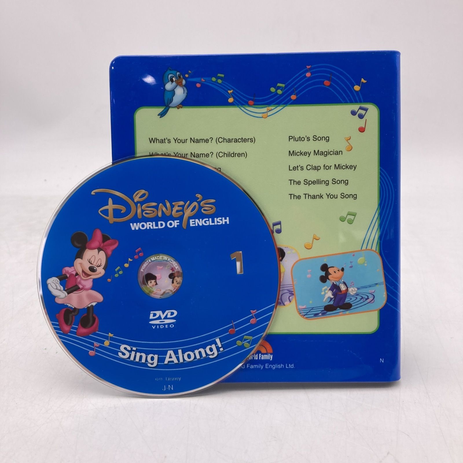 2017年　シングアロング新子役　セット　ディズニー英語システム　DWE 2017年シングアロング新子役DWE ディズニー英語システム中古