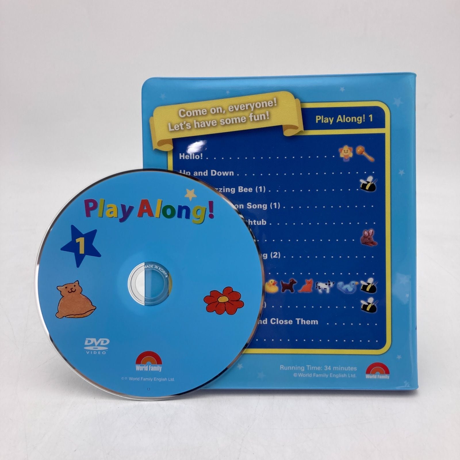 ディズニー英語システム DWE プレイ・アロング ワールドファミリー 2016年購入 プレイアロングセット 字幕あり おもちゃ付き