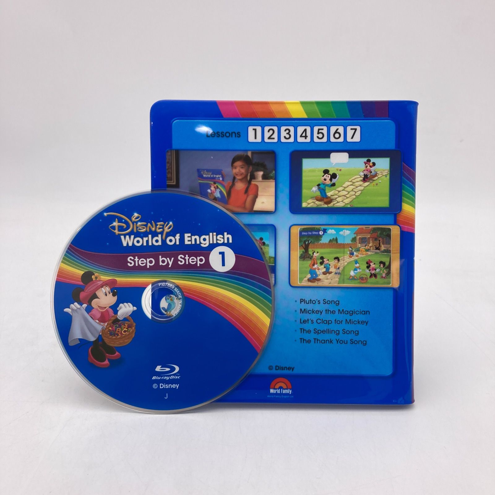 2020年 ステップバイステップ　最新版　ブルーレイ　DWE　308420 DWE ステップバイステップ ストレートプレイ DVD+CD+絵本セット DWE