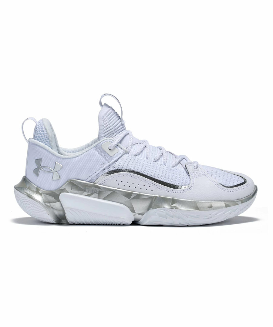 ���ꥢ��󥹥����롪50%OFF��UNDER ARMOUR ������������ޡ� �Х����åȥ��塼�� UA �ե��� �ե塼���㡼X3 VVS�ʥХ����åȥܡ���/MEN�� 3028020��100��White / Distant Gray�˥ե塼���㡼���꡼�� �Хå��� �Х������塼�� �Х����åȥܡ��륷�塼��