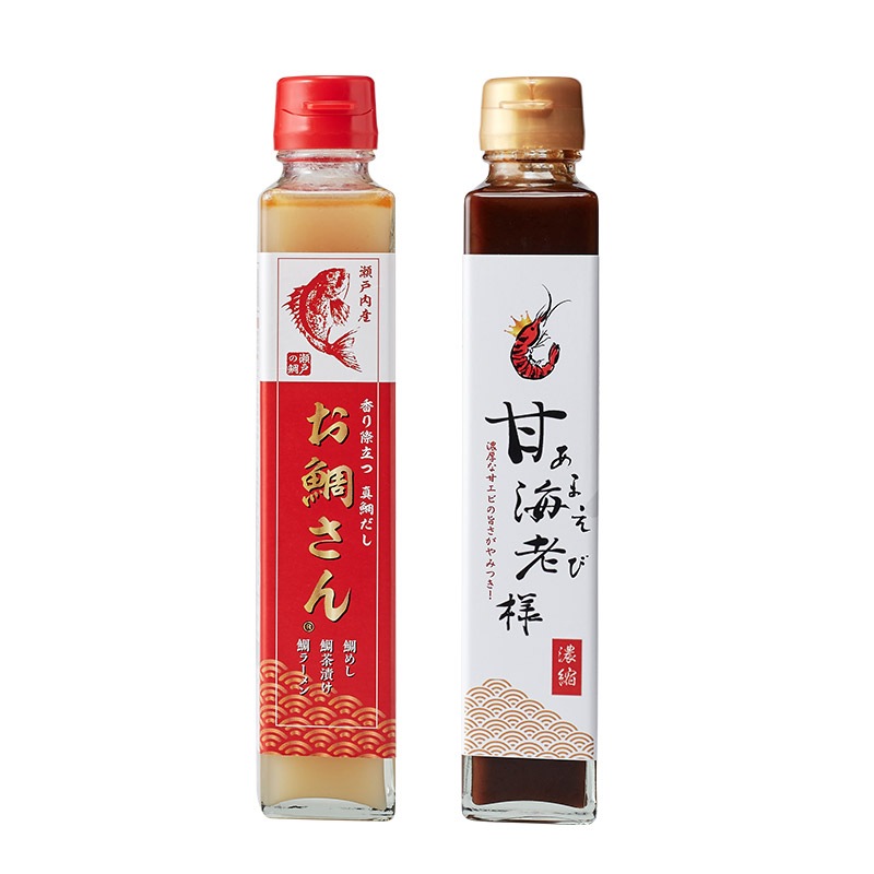 お鯛さんと甘エビ様のセット 各200ml