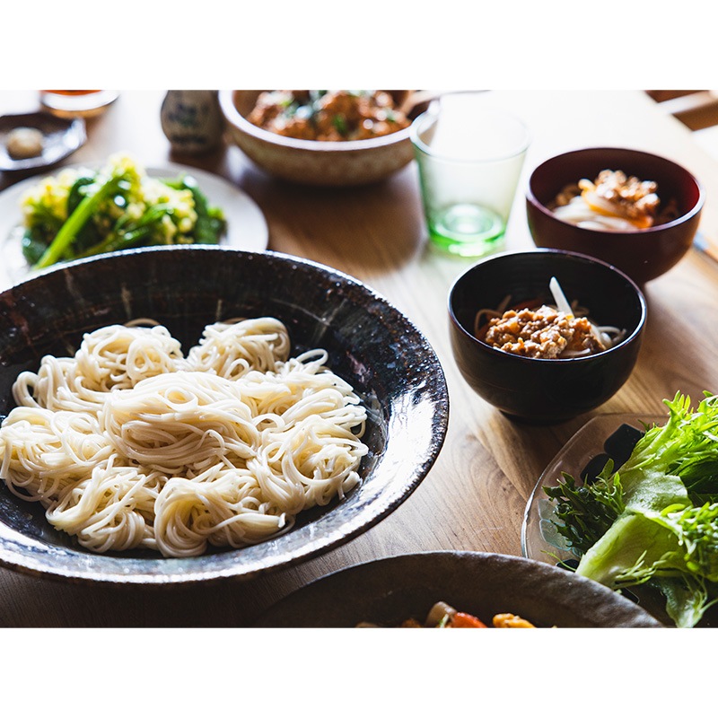 半田手延麺八千代 つゆセット《そうめん8袋＋つゆ2本》