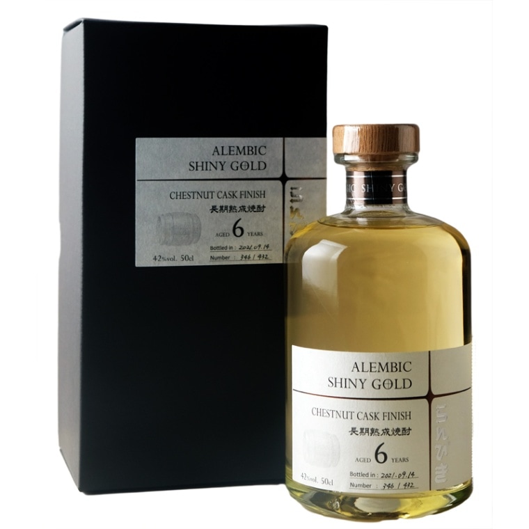らんびき SHINYGOLD CHESTNUT CASK FINISH 7年 麦焼酎42度|【えびす酒造】500ml