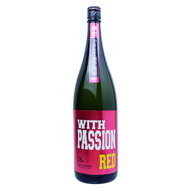 WITH PASSION RED 赤芋 芋焼酎25°|【寿海酒造】1800ml