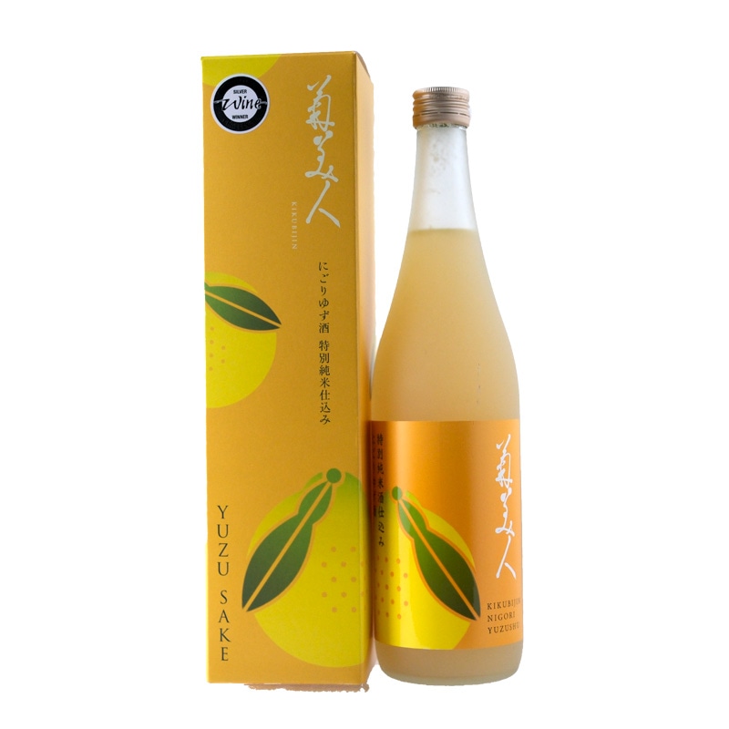 菊美人（きくびじん）にごりゆず酒｜【菊美人酒造】720ml