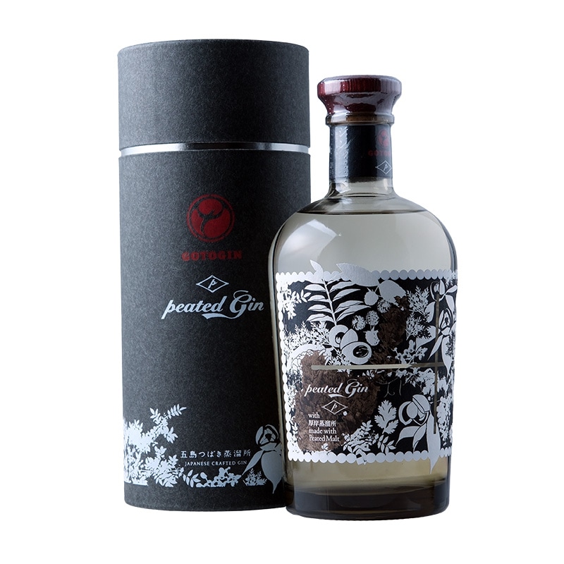 GOTOGIN（ゴトジン） peated Gin ～厚岸のアロマ～｜【五島つばき蒸溜所】495ml