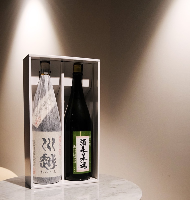 ２本入りギフトボックス　一升瓶（1800ml）用