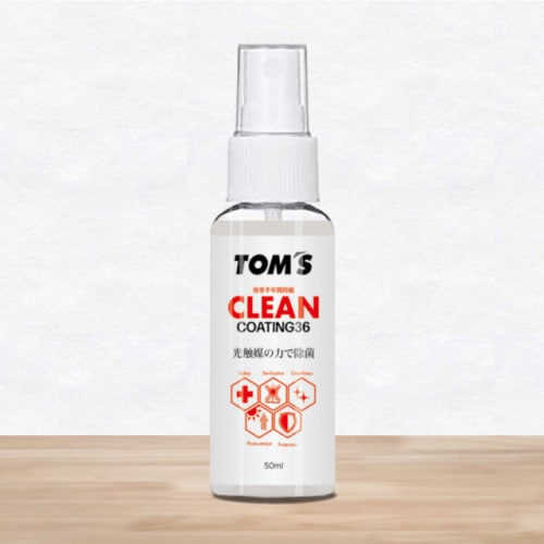 【50mlボトル】除菌コーティングスプレー「TOM'S CLEAN COATING 36」