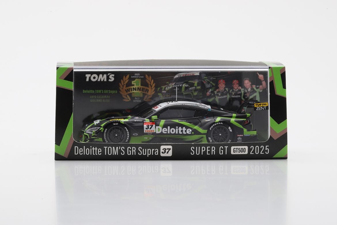予約販売】「Deloitte TOM'S GR Supra No.37」第3戦 優勝仕様
