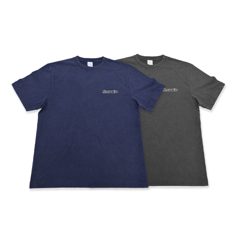 ヴィンテージフェードTシャツ グレー ネイビー
