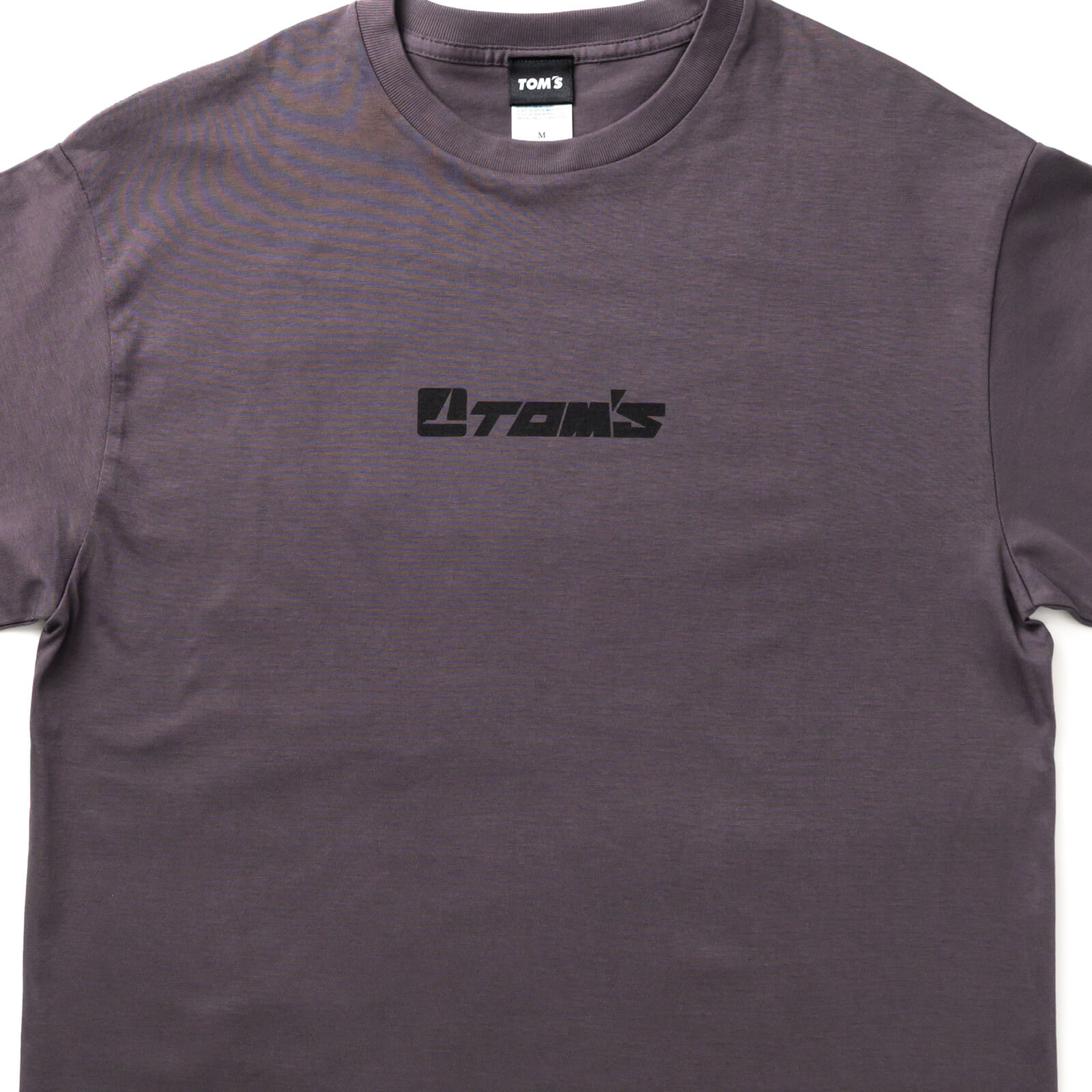 井桁デザインTシャツ ホワイト チャコール