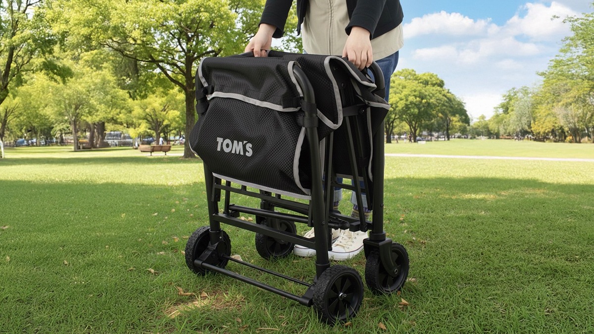 座れる折りたたみトムスキャリーカート