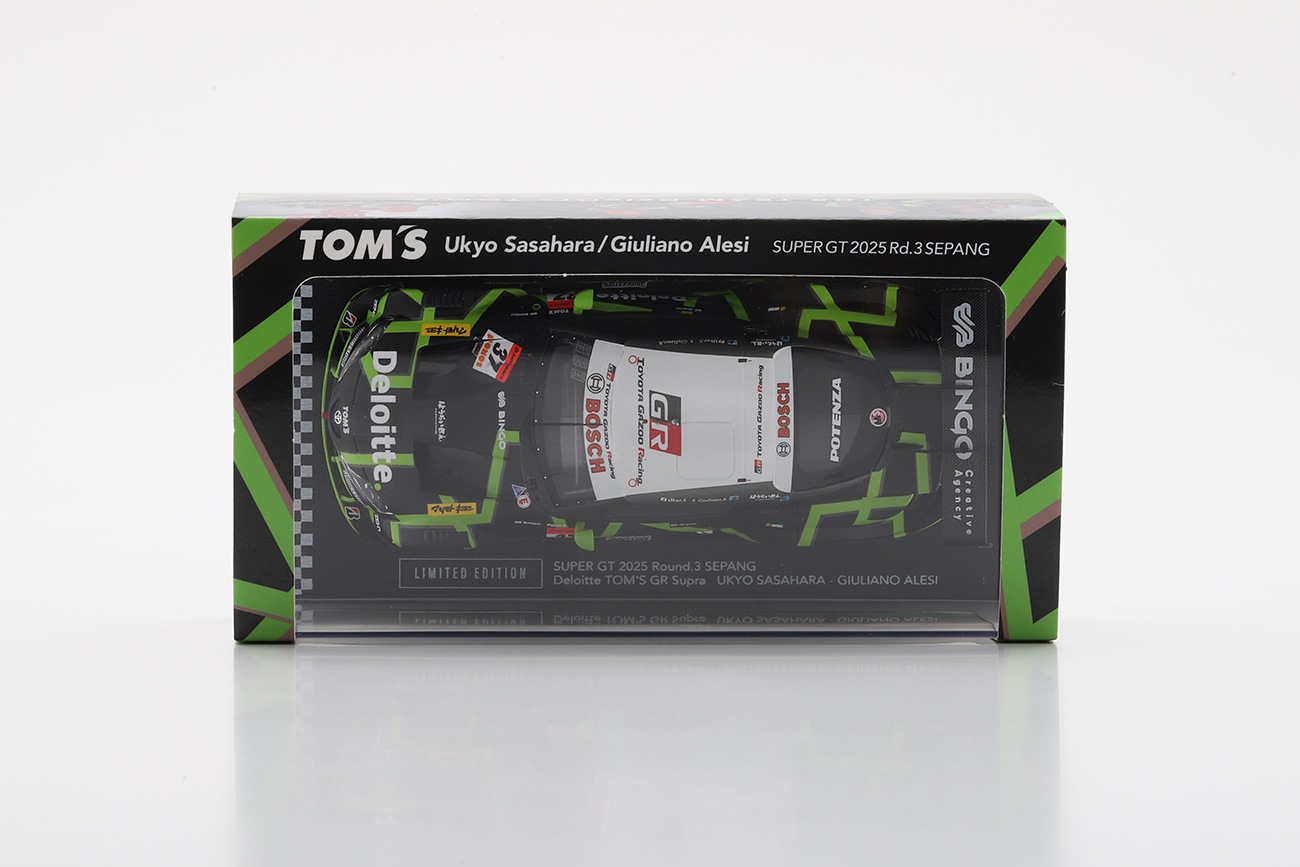 【予約販売】「Deloitte TOM'S GR Supra No.37」第3戦 優勝仕様 【スパーク社製 1/43ミニカー 】