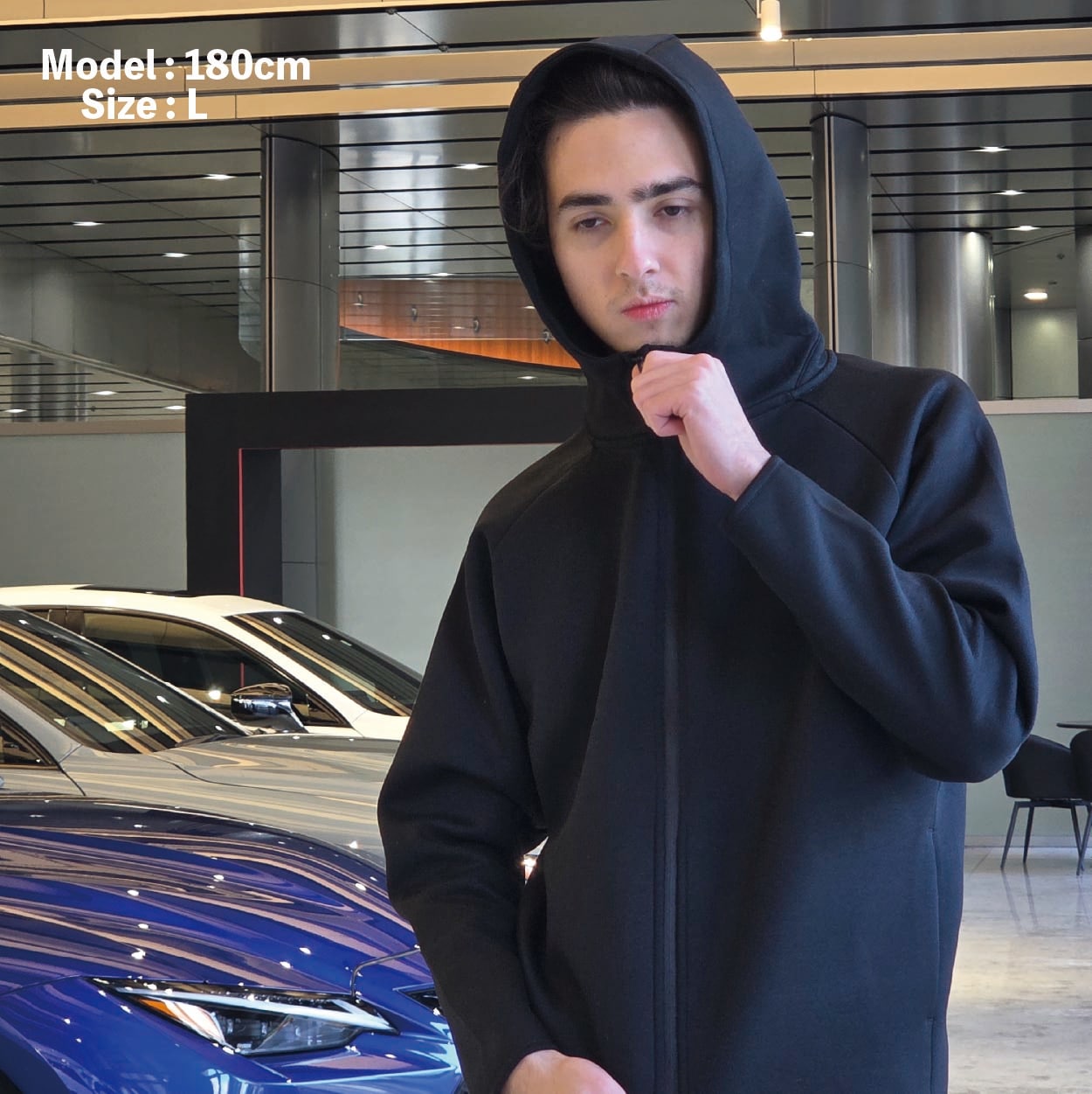 ダンボールニットパーカー