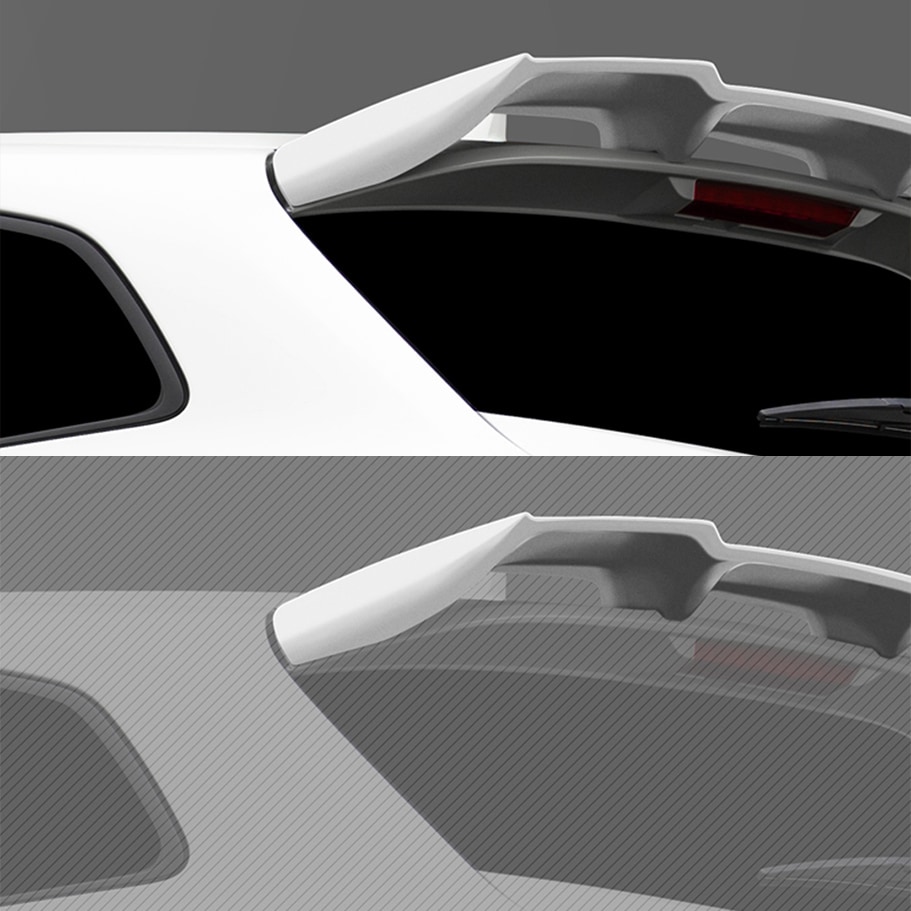 ポイント10倍／【カローラツーリング】リヤルーフスポイラー