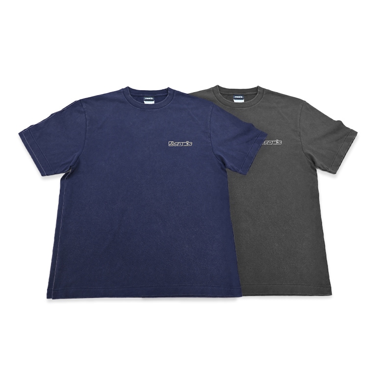 60s70s 鬼フェード　Tシャツ　ナス紺　ヴィンテージ　ボロの美学 ヴィンテージフェードTシャツ グレー ネイビー