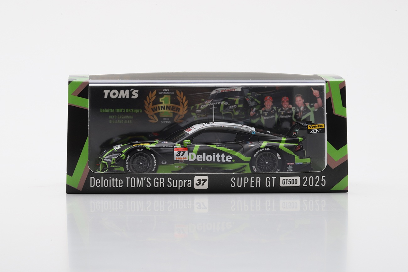 予約販売】2025年 GT特注ミニカーセット TOM'S GR SUPRA（1号車＆37号車）