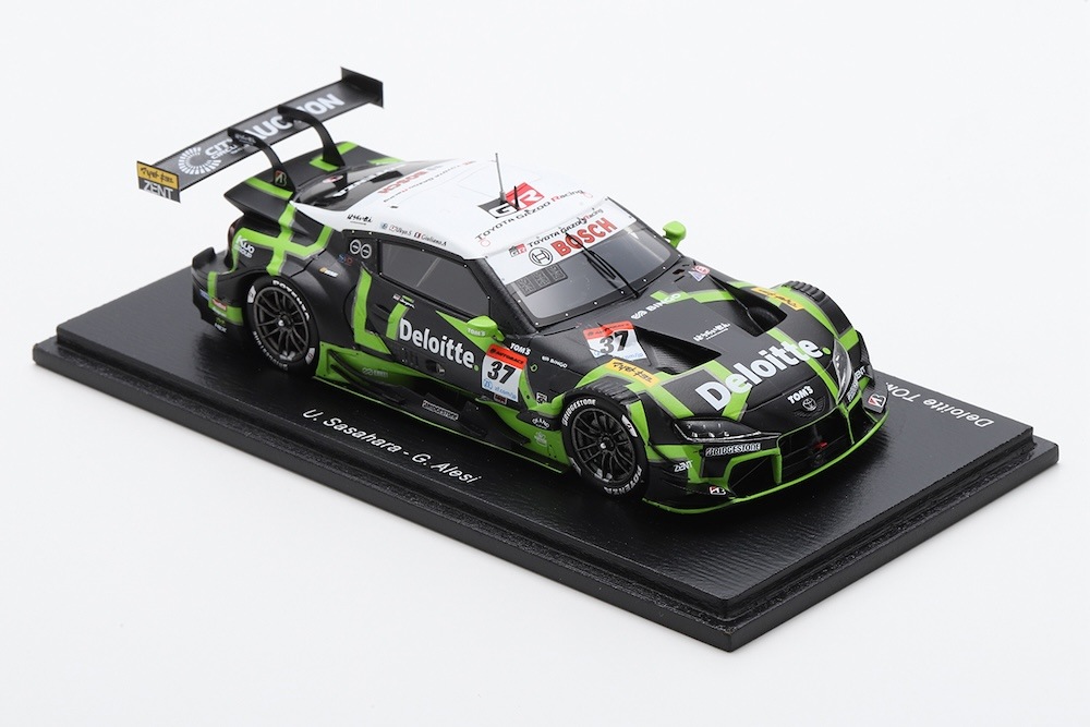 1/43 Deloitte TOM'S GR Supra No.37 TGR TEAM Deloitte TOM'S GT500 SUPER GT 2024 U. Sasahara - G. Ales