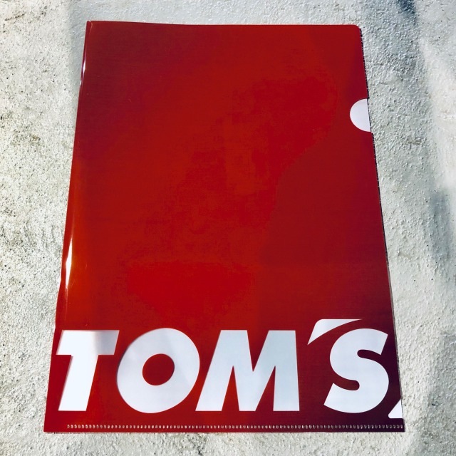 トムス クリアファイル4枚セット（A4サイズ）