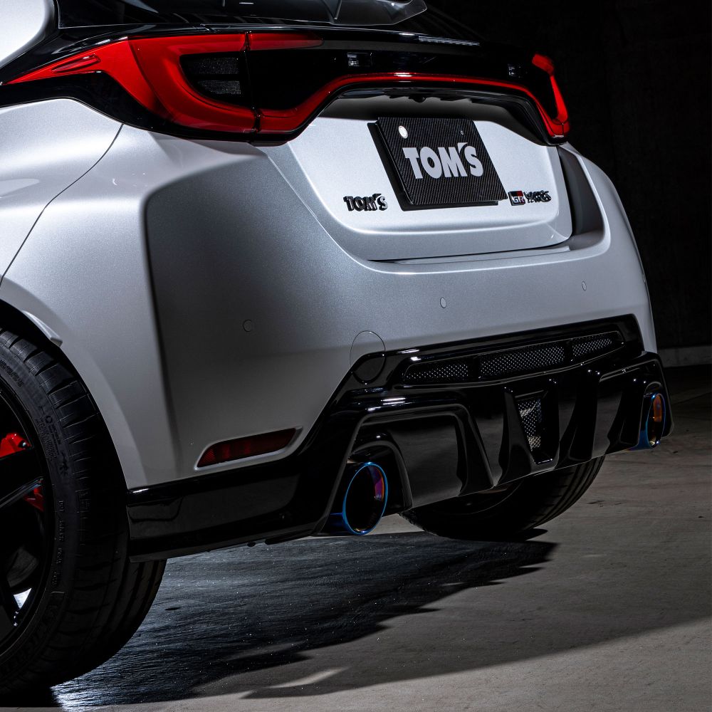 【進化型GRヤリス】リヤバンパーディフューザー