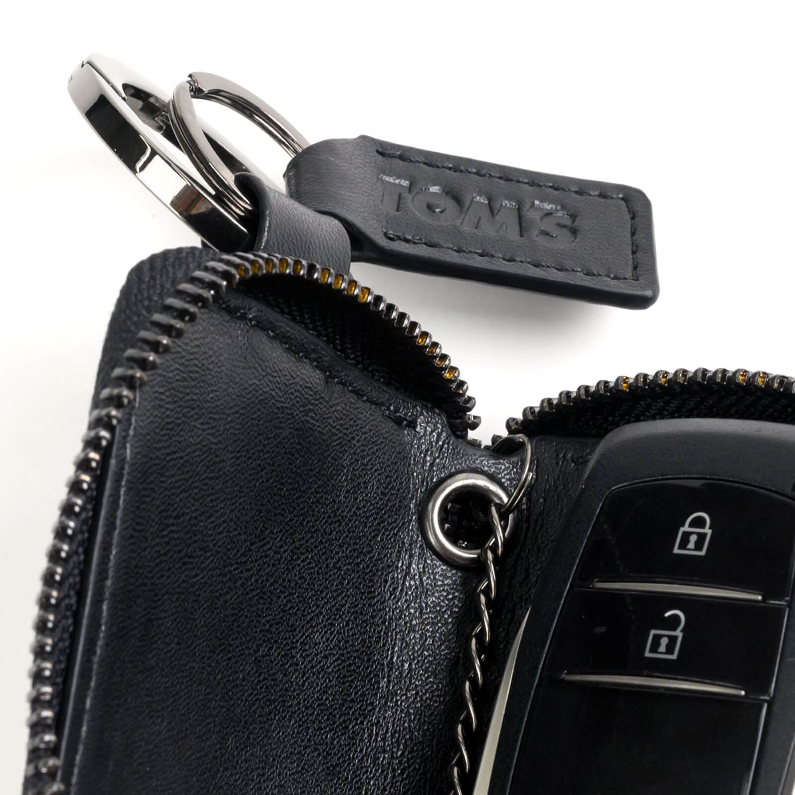 スウェードキーケース